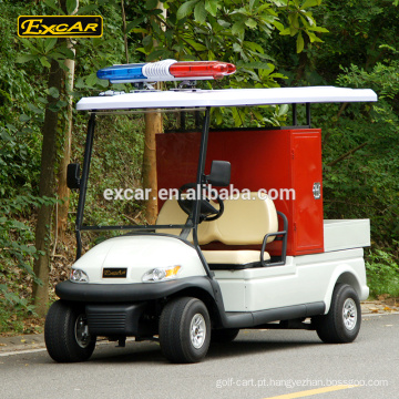 Excar 48V 2 lugares mini motor de fogo elétrico novo design caminhão de bombeiros